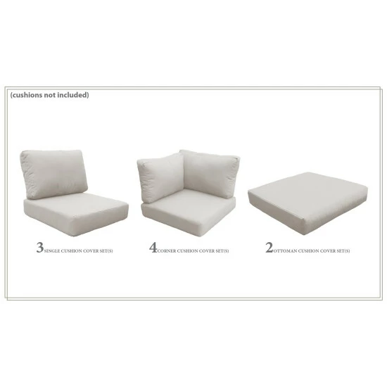 Cheapest π TK Classics High Back Cover Set For BARBADOS-12d Beige π 6 Cheapest π TK Classics High Back Cover Set For BARBADOS-12d Beige π - Image 4