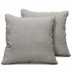 Wholesale 🛒 TK Classics Ash Outdoor Throw Pillows Square Set Of 2 ⭐