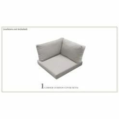 Flash Sale ⌛ TK Classics Covers For Corner Chair Cushions 4 Inches Thick Tangerine 🎉 -TK Classics store unnamed file 127