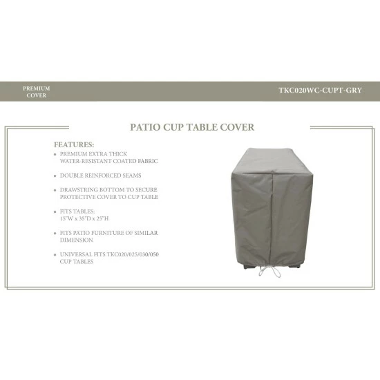 Best reviews of 𧨠TK Classics Barbados/Florence/Fairmont/Cape Cod/Venice/Laguna Cup Table Protective Cover Grey π€© 6 Best reviews of 𧨠TK Classics Barbados/Florence/Fairmont/Cape Cod/Venice/Laguna Cup Table Protective Cover Grey π€© - Image 4