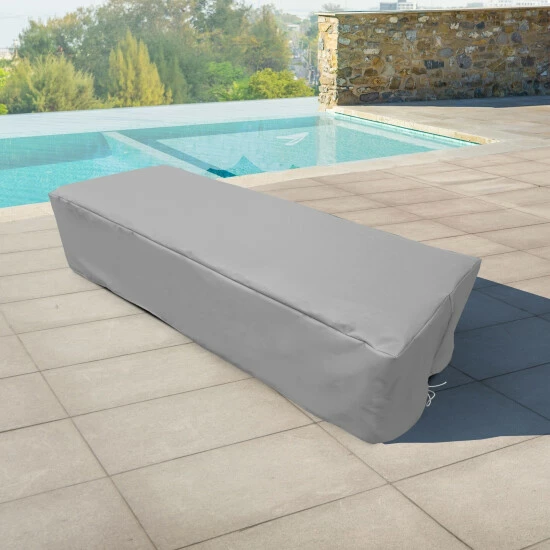 Budget π― TK Classics Classic/Oasis/Fairmont/Cape Cod/Venice/Laguna Chaise Lounge Protective Cover, In Grey π 4 Budget π― TK Classics Classic/Oasis/Fairmont/Cape Cod/Venice/Laguna Chaise Lounge Protective Cover, In Grey π - Image 2