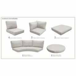 Budget 🎁 TK Classics High Back Cover Set For LAGUNA-11c Navy ❤️ -TK Classics store unnamed file 228