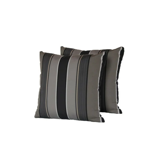Best deal โ๏ธ TK Classics Grey Mix Stripe Outdoor Throw Pillows Square Set Of 2 ๐ 3 Best deal โ๏ธ TK Classics Grey Mix Stripe Outdoor Throw Pillows Square Set Of 2 ๐