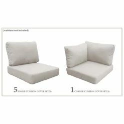 Outlet 👍 TK Classics High Back Cover Set For FAIRMONT-09b Grey 💯 -TK Classics store unnamed file 4091