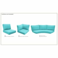 Cheapest 😀 TK Classics High Back Cover Set For FLORENCE-06o Navy 👏