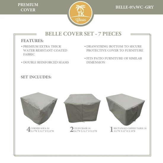 Best Pirce ๐ TK Classics BELLE-07c Protective Cover Set Beige ๐ 5 Best Pirce ๐ TK Classics BELLE-07c Protective Cover Set Beige ๐ - Image 3
