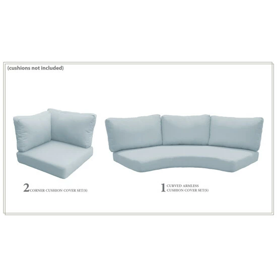 New 🧨 TK Classics High Back Cover Set For LAGUNA-04f Navy ❤️ 5 New 🧨 TK Classics High Back Cover Set For LAGUNA-04f Navy ❤️ - Image 3