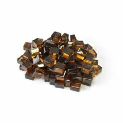 Deals 🌟 TK Classics Copper 1/2" Reflective Fireglass Cubes - 10 Lb Bag ✨