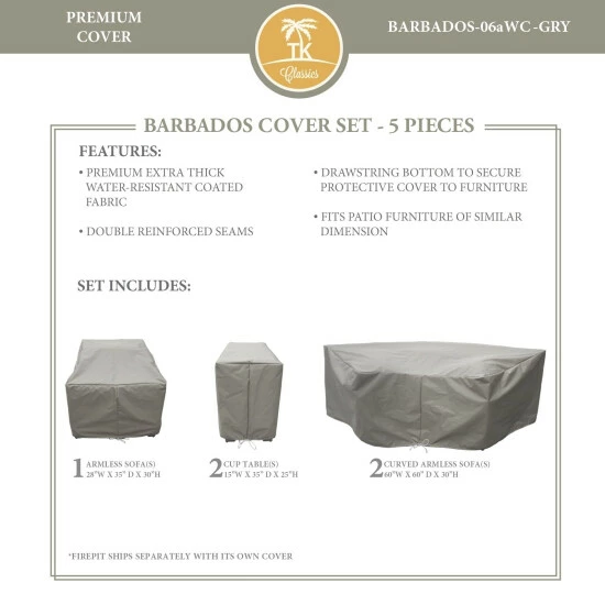 Flash Sale π TK Classics Protective Cover Set Grey βοΈ 5 Flash Sale π TK Classics Protective Cover Set Grey βοΈ - Image 3