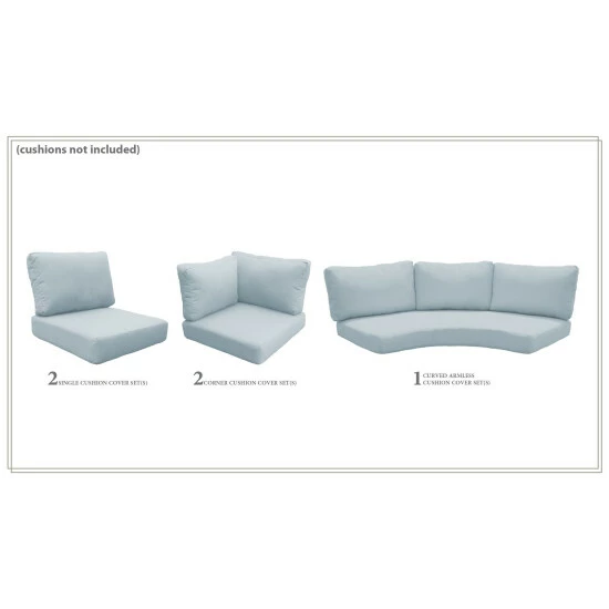 Best Pirce ⭐ TK Classics High Back Cover Set For LAGUNA-06o Wheat ✔️ 5 Best Pirce ⭐ TK Classics High Back Cover Set For LAGUNA-06o Wheat ✔️ - Image 3