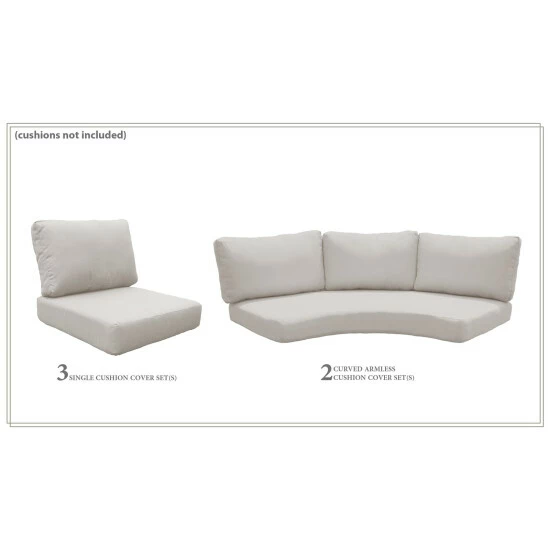 Buy 🤩 TK Classics High Back Cover Set For FAIRMONT-08f Ash 🥰 6 Buy 🤩 TK Classics High Back Cover Set For FAIRMONT-08f Ash 🥰 - Image 4
