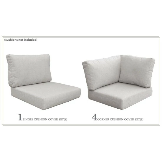 Best Sale π TK Classics High Back Cover Set For FLORENCE-06p Grey β€οΈ 5 Best Sale π TK Classics High Back Cover Set For FLORENCE-06p Grey β€οΈ - Image 3