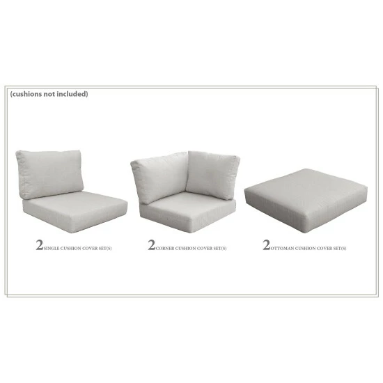 Discount ๐ TK Classics High Back Cover Set For LAGUNA-07a Beige โค๏ธ 4 Discount ๐ TK Classics High Back Cover Set For LAGUNA-07a Beige โค๏ธ - Image 2