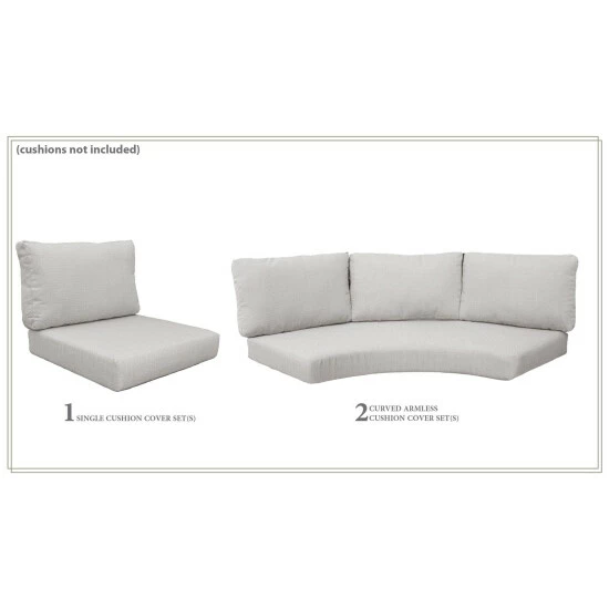 Buy π TK Classics High Back Cover Set For FAIRMONT-06o Sail White π 5 Buy π TK Classics High Back Cover Set For FAIRMONT-06o Sail White π - Image 3