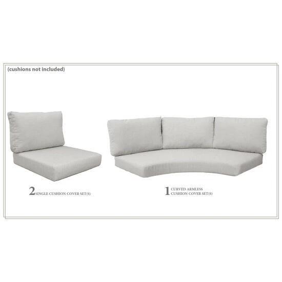 Best deal βοΈ TK Classics High Back Cover Set For FAIRMONT-04d Ash π 6 Best deal βοΈ TK Classics High Back Cover Set For FAIRMONT-04d Ash π - Image 4