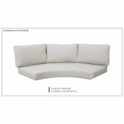 Best Sale 🎁 TK Classics 6 Inch Cushion Cover For High-Back Curved Armless Sofa Cilantro 🛒 -TK Classics store unnamed file 570