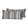 Buy 🤩 TK Classics Gold Stripe Outdoor Throw Pillows Rectangle Set Of 2 🧨