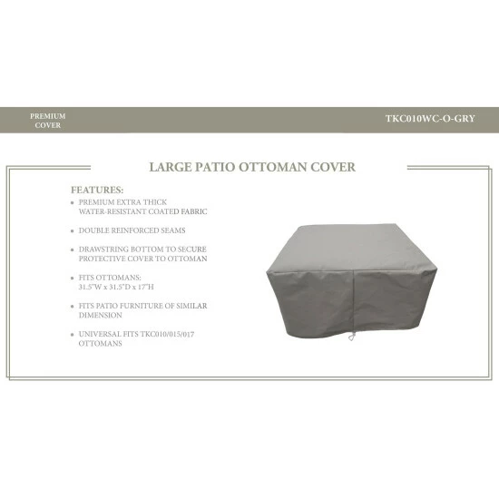 Best reviews of π€© TK Classics Belle/Monterey Ottoman Protective Cover Grey π₯ 5 Best reviews of π€© TK Classics Belle/Monterey Ottoman Protective Cover Grey π₯ - Image 3