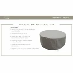 Best reviews of 😀 TK Classics Barbados/Florence/Fairmont/Laguna Round Coffee Table Protective Cover Grey 🎁 -TK Classics store unnamed file 5891