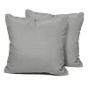 Promo 😀 TK Classics Grey Outdoor Throw Pillows Square Set Of 2 🧨