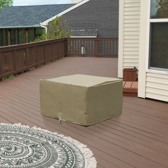 Discount π€© TK Classics Barbados/Florence/Miami/Fairmont/Cape Cod/Venice/Manhattan/Laguna Ottoman Protective Cover Grey π 4 Discount π€© TK Classics Barbados/Florence/Miami/Fairmont/Cape Cod/Venice/Manhattan/Laguna Ottoman Protective Cover Grey π - Image 2