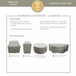 New 🤩 TK Classics FLORENCE-11b Protective Cover Set, In Grey ❤️