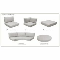 Buy 🤩 TK Classics Cover Set For FLORENCE-12a Black ⌛ -TK Classics store unnamed file 593