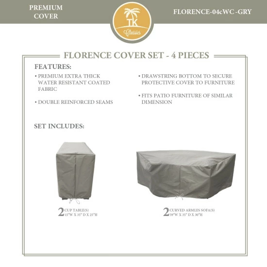 Best deal π TK Classics FLORENCE Protective Cover Set, In Grey β¨ 3 Best deal π TK Classics FLORENCE Protective Cover Set, In Grey β¨