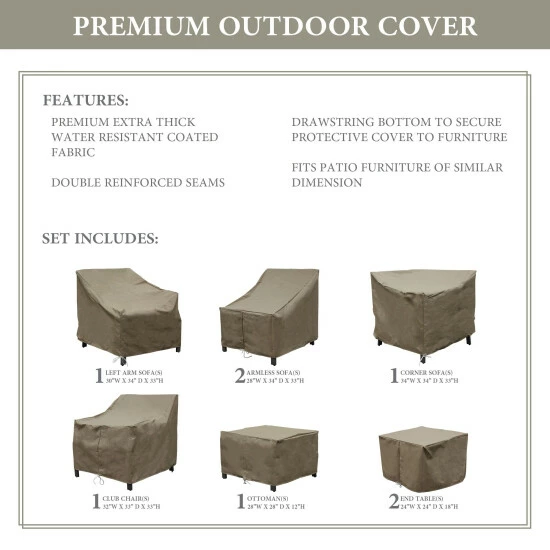 Promo β TK Classics LEXINGTON-08m Protective Cover Set Grey π 3 Promo β TK Classics LEXINGTON-08m Protective Cover Set Grey π