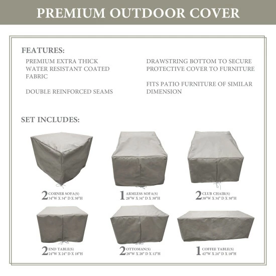 Best Pirce ✨ TK Classics 10c Protective Cover Set Grey ⌛ 5 Best Pirce ✨ TK Classics 10c Protective Cover Set Grey ⌛ - Image 3