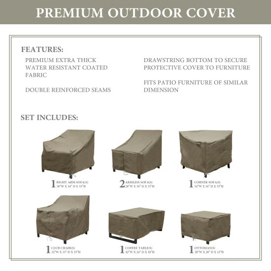 Wholesale π TK Classics LEXINGTON-07f Protective Cover Set Beige π 3 Wholesale π TK Classics LEXINGTON-07f Protective Cover Set Beige π