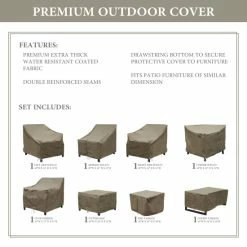 Best Pirce ⭐ TK Classics LEXINGTON-08n Protective Cover Set Grey 🌟