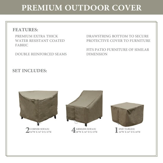 Outlet π TK Classics LEXINGTON-07c Protective Cover Set Grey 𧨠3 Outlet π TK Classics LEXINGTON-07c Protective Cover Set Grey π§¨