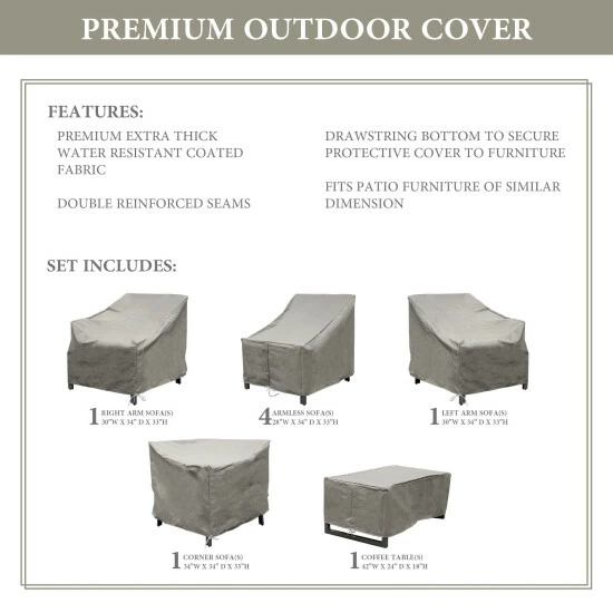 Best deal π₯° TK Classics LEXINGTON-08a Protective Cover Set Beige π 5 Best deal π₯° TK Classics LEXINGTON-08a Protective Cover Set Beige π - Image 3