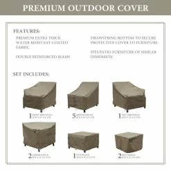 New 🎁 TK Classics LEXINGTON-12g Protective Cover Set Beige 😍