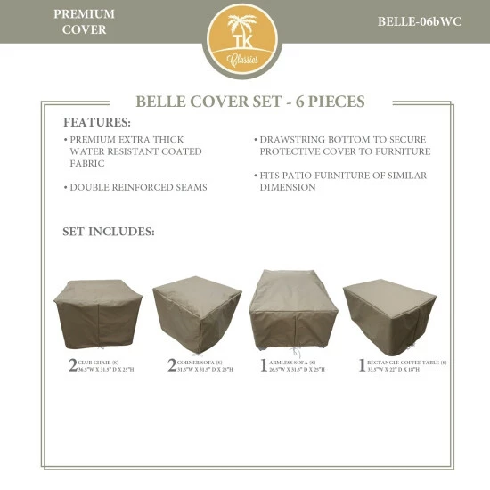 Cheap π₯ TK Classics BELLE-06b Protective Cover Set Beige π 3 Cheap π₯ TK Classics BELLE-06b Protective Cover Set Beige π