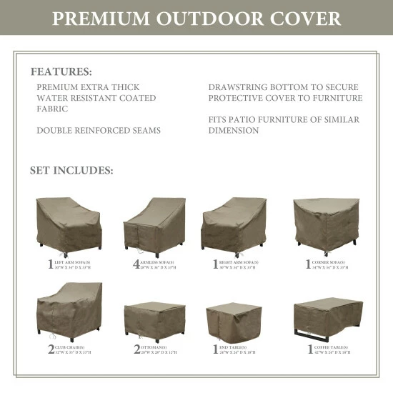 Brand new π TK Classics LEXINGTON-13a Protective Cover Set Beige β¨ 3 Brand new π TK Classics LEXINGTON-13a Protective Cover Set Beige β¨