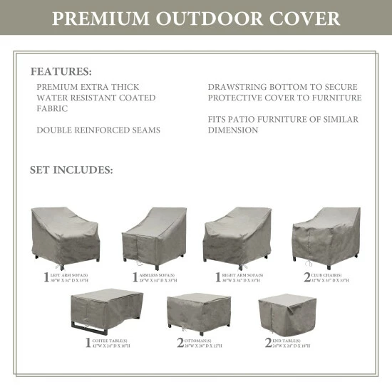 Brand new βοΈ TK Classics LEXINGTON-10c Protective Cover Set Grey π₯° 5 Brand new βοΈ TK Classics LEXINGTON-10c Protective Cover Set Grey π₯° - Image 3