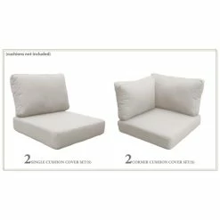 Coupon 👏 TK Classics High Back Cover Set For VENICE-06a Ash 👏 -TK Classics store unnamed file 682