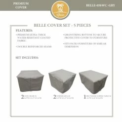 Cheapest π TK Classics BELLE-05b Protective Cover Set Grey π 8 Cheapest π TK Classics BELLE-05b Protective Cover Set Grey π -TK Classics store unnamed file 6876