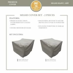Best Pirce 👏 TK Classics MIAMI-02a Protective Cover Set, In Grey 🔔
