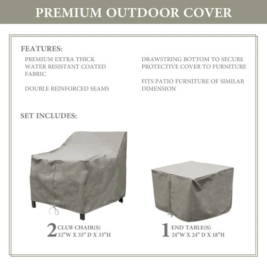 Promo π TK Classics LEXINGTON-03a Protective Cover Set Grey π 5 Promo π TK Classics LEXINGTON-03a Protective Cover Set Grey π - Image 3