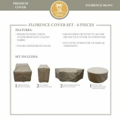Promo 🌟 TK Classics FLORENCE-06c Protective Cover Set Grey 🌟