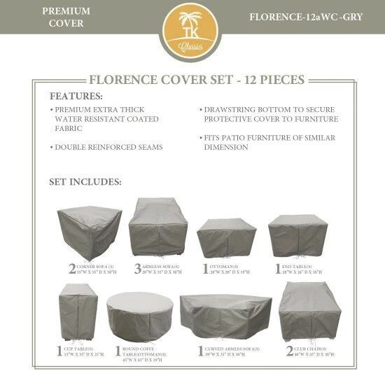Best reviews of β¨ TK Classics FLORENCE-12a Protective Cover Set, In Grey π 3 Best reviews of β¨ TK Classics FLORENCE-12a Protective Cover Set, In Grey π