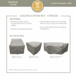 TK Classics store 20 Cheap 🤩 TK Classics LAGUNA-06e Protective Cover Set, In Grey 🌟
