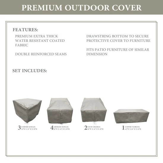 Cheapest ✨ TK Classics 10a Protective Cover Set Grey 🥰 6 Cheapest ✨ TK Classics 10a Protective Cover Set Grey 🥰 - Image 4