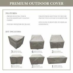 Outlet ❤️ TK Classics 13a Protective Cover Set Grey ✔️ 8 Outlet ❤️ TK Classics 13a Protective Cover Set Grey ✔️ -TK Classics store unnamed file 7092