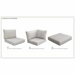 Outlet 💯 TK Classics High Back Cover Set For LAGUNA-17b Sail White ✔️ -TK Classics store unnamed file 786