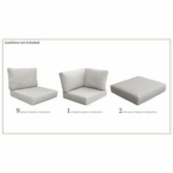 Budget 🔔 TK Classics High Back Cover Set For FAIRMONT-17d Beige ❤️ -TK Classics store unnamed file 901