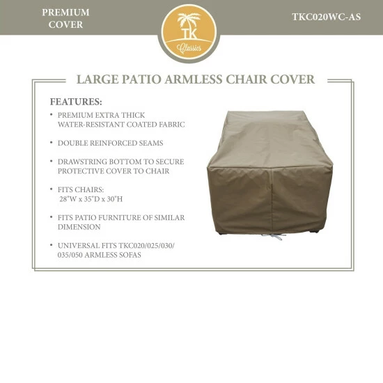 Deals π― TK Classics Barbados/Florence/Miami/Fairmont/Cape Cod/Venice/Manhattan/Laguna Armless Protective Cover Grey π 3 Deals π― TK Classics Barbados/Florence/Miami/Fairmont/Cape Cod/Venice/Manhattan/Laguna Armless Protective Cover Grey π